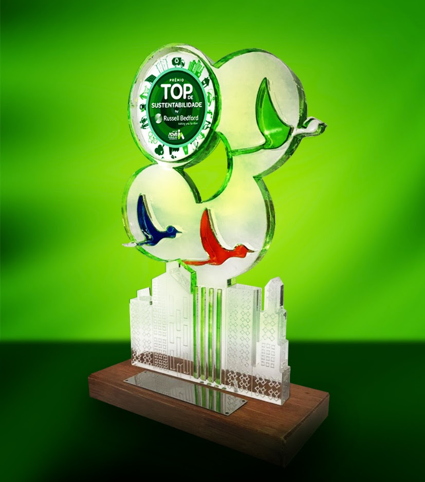 Troféu do Top de Sustentabilidade ADVB 2022 retrata evolução do ESG