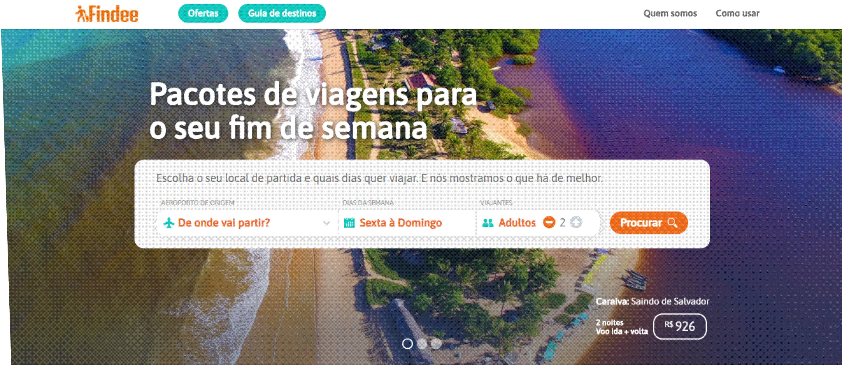 Startup cria plataforma para viagens curtas no Brasil